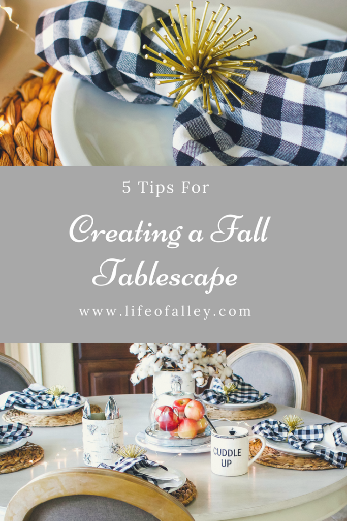 Creating a Fall Tablescape