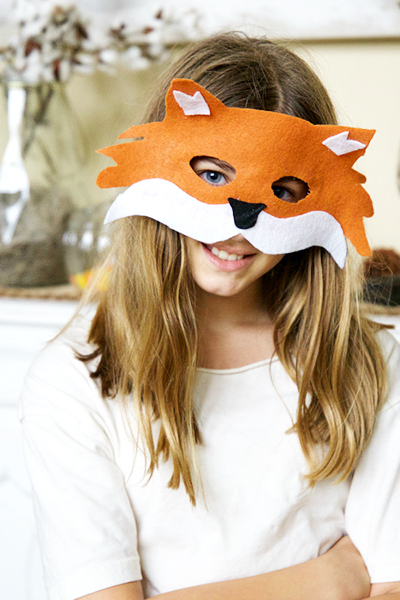 How To Create A Fox Mask for Kids- under $5