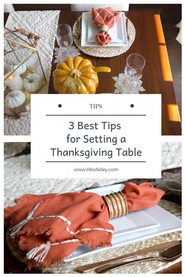 3 Best Tips for Creating a Thanksgiving Table - Life of Alley