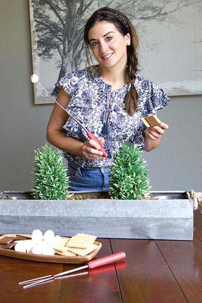 How to Make a Tabletop S’mores Roasting Station