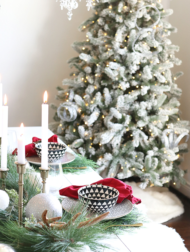 Red, Black, and Silver Christmas Home Decor Ideas - Life of Alley