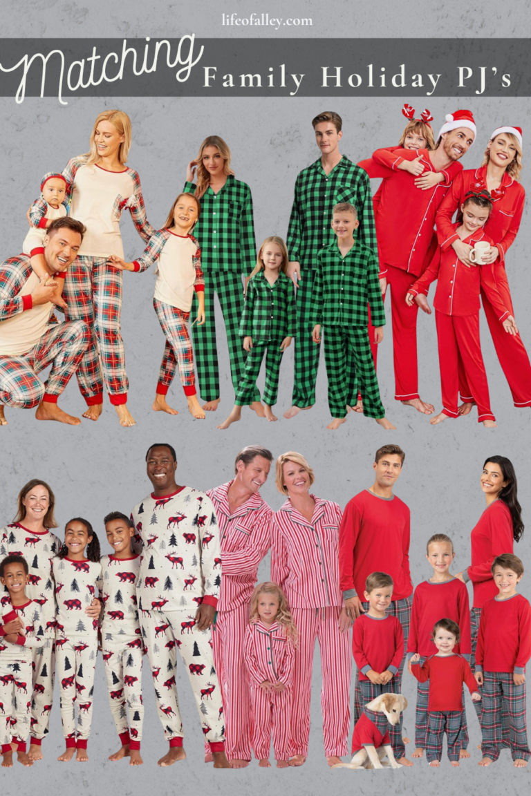 The Best Affordable Matching Family Christmas Pajamas - Life of Alley