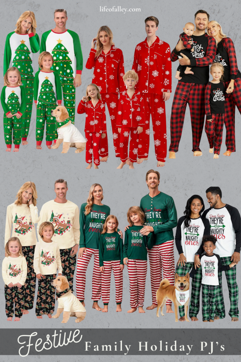 The Best Affordable Matching Family Christmas Pajamas - Life of Alley