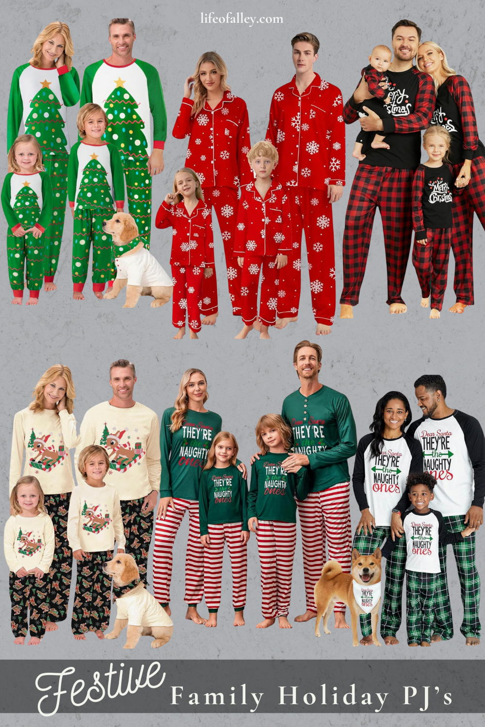 The Best Affordable Matching Family Christmas Pajamas - Life of Alley
